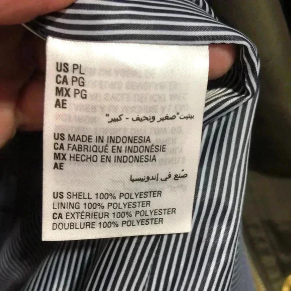 Charter Club Water Resistant hooded,zip/snap/front,elastic waist,pockets jacket - Picture 10 of 11